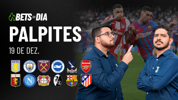 Apostas Imperdíveis: Palpites + Bilhetes Prontos para os jogos deste sábado (21/12)