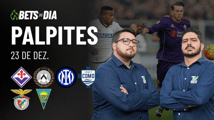 Apostas Imperdíveis: Palpites + Bilhetes Prontos para os jogos desta segunda (23/12)
