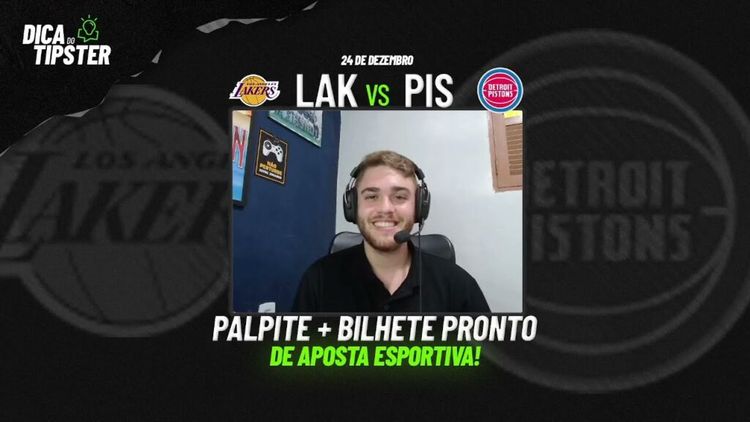 Lakers x Pistons: Dica de Aposta + Bilhete Pronto