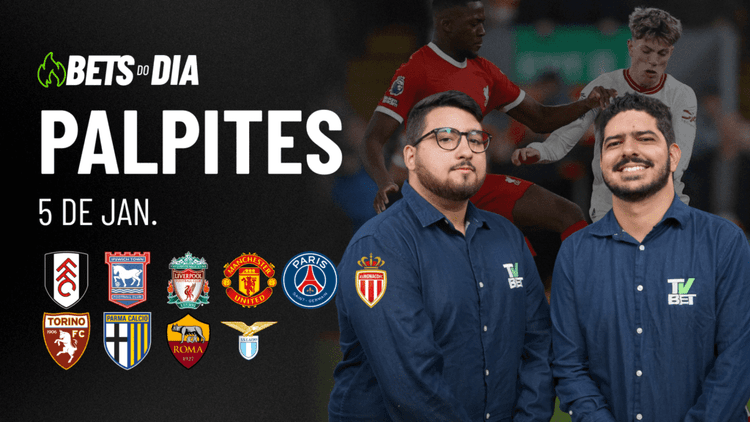Apostas Imperdíveis: Análises + Palpites para os jogos deste domingo (05/01)
