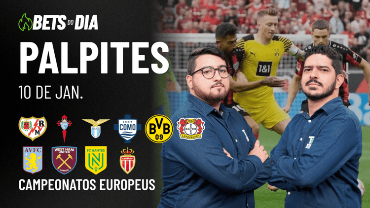 Apostas Imperdíveis: Análises + Palpites para os jogos desta sexta-feira (10/01)