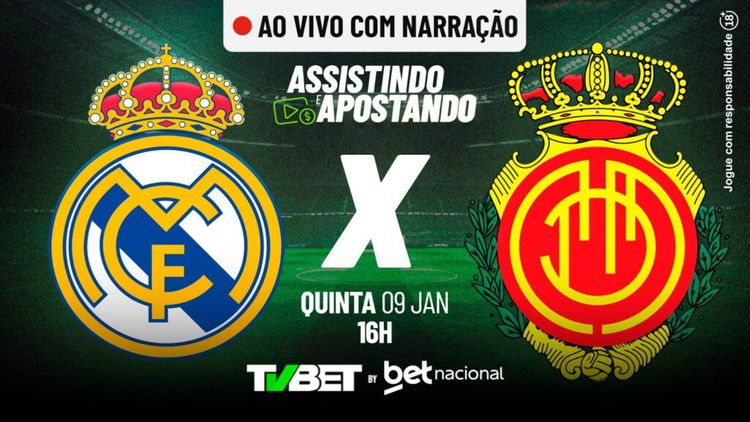 (Ao Vivo) Real Madrid X Mallorca &#8211; 09/01/25 &#8211; Supercopa 2025