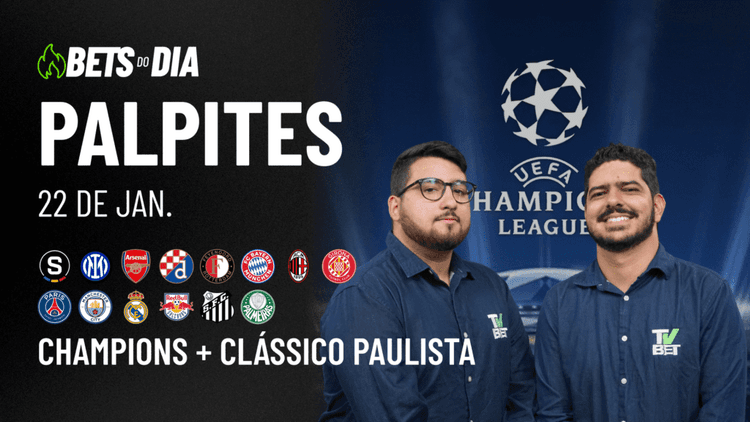 Apostas Imperdíveis: Análises + Palpites para os jogos desta quarta-feira (22/01)