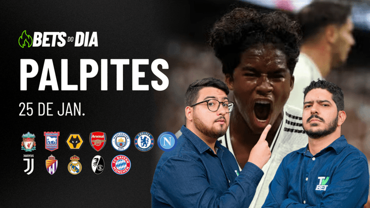 Apostas Imperdíveis: Análises + Palpites para os jogos deste sábado (25/01)