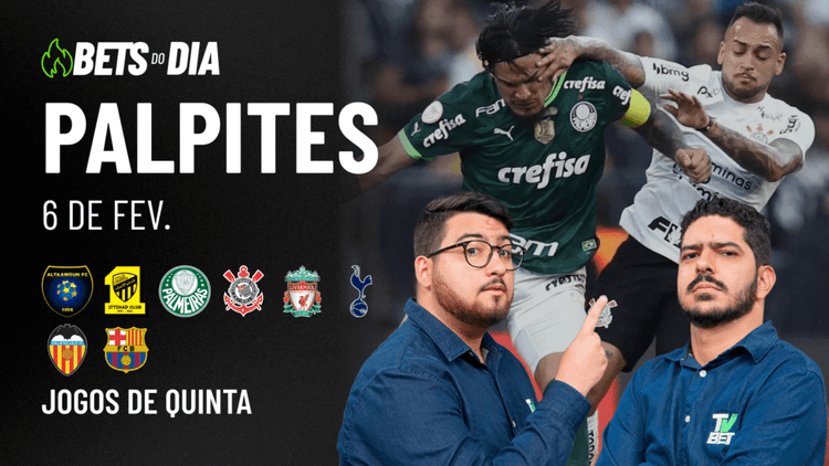 Apostas Imperdíveis: Análises + Palpites para os jogos desta quinta (06/02)