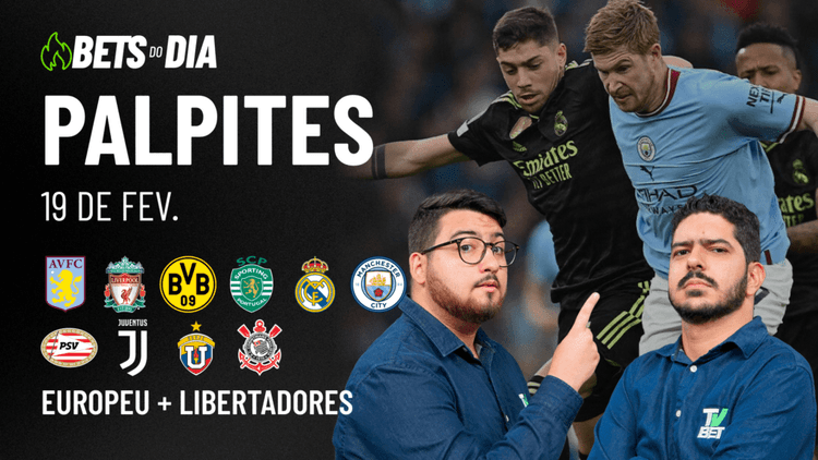 Apostas Imperdíveis: Análises + Palpites para os jogos desta quarta-feira (19/02)