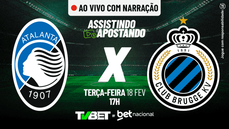 Atalanta x Club Brugge &#8211; AO VIVO!