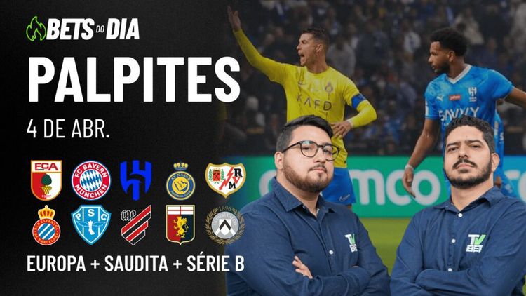 Apostas Imperdíveis: Análises + Palpites para os jogos desta sexta-feira (04/04)