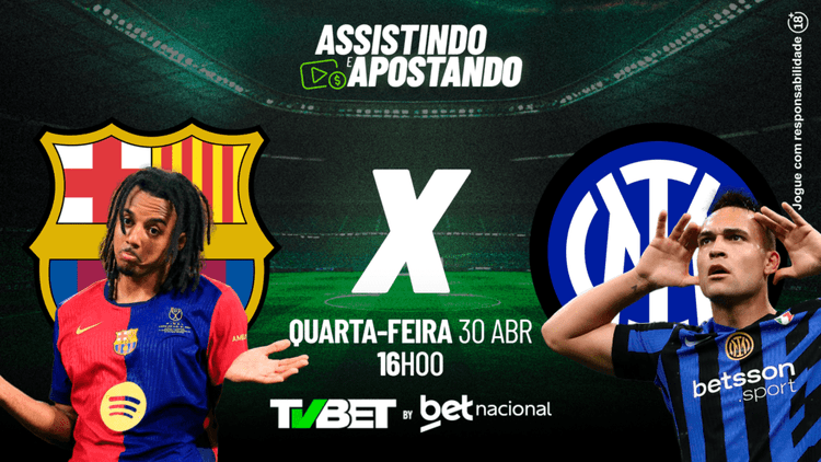 AO VIVO: Barcelona x Inter – Semifinal da Champions League