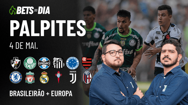 Apostas Imperdíveis: Análises + Palpites para os jogos deste domingo (04/05)