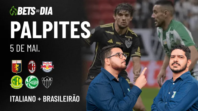 Apostas Imperdíveis: Análises + Palpites para os jogos desta segunda-feira (05/05)