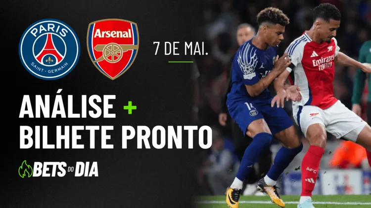 Aposta Destacada para PSG x Arsenal
