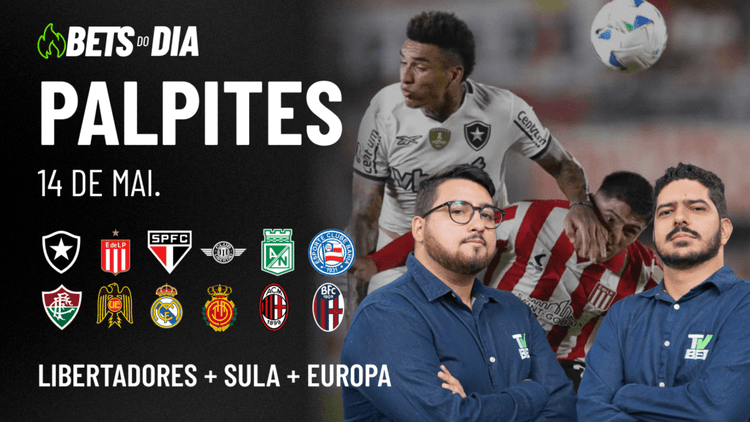 Apostas Imperdíveis: Análises + Palpites para os jogos desta quarta-feira (14/05)