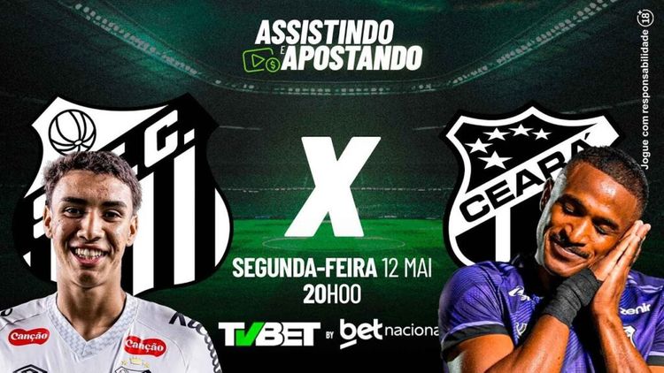 Santos x Ceará AO VIVO |  Brasileirão 2025