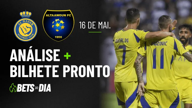 Destaque de Aposta para Al-Nassr x Al-Taawon