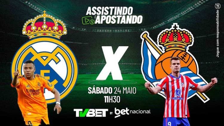 Real Madrid x Real Sociedad AO VIVO