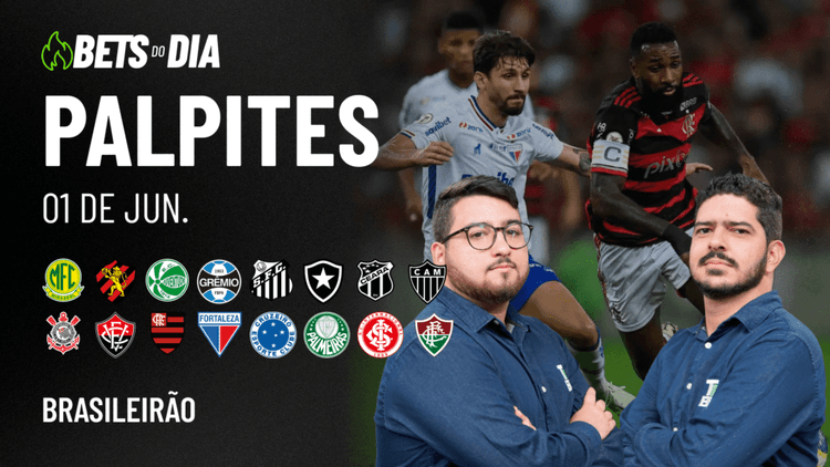 Apostas Imperdíveis: Análises + Palpites para os jogos desta domingo (01/06)