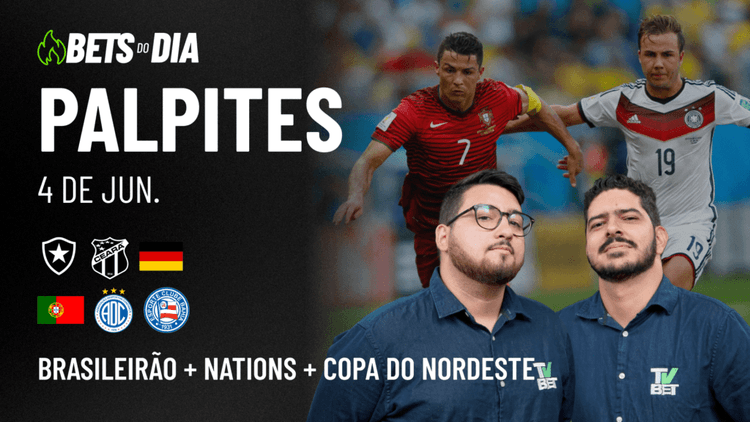Apostas Imperdíveis: Análises + Palpites para os jogos desta quarta-feira (04/06)