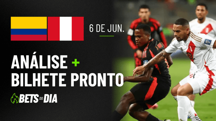 Destaque de Aposta para Colômbia x Peru