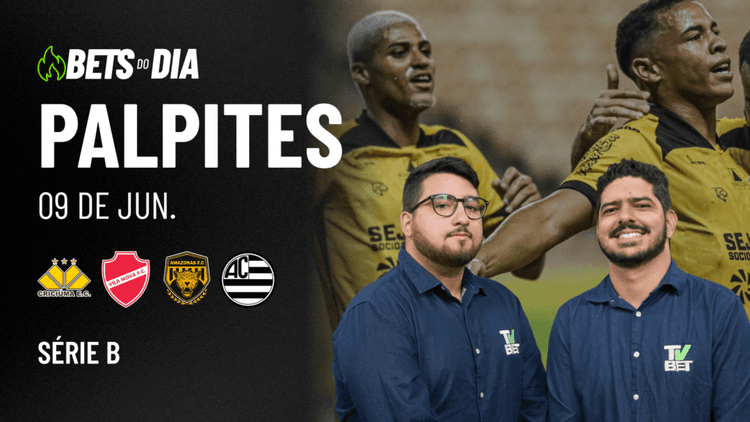 Apostas Imperdíveis: Análises + Palpites para os jogos desta segunda-feira (09/06)
