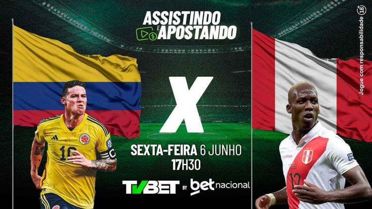 Colômbia x Peru AO VIVO – Eliminatórias da Copa 2026!