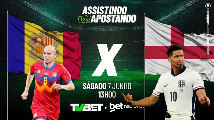 Andorra x Inglaterra AO VIVO | Eliminatórias Copa do Mundo 2026