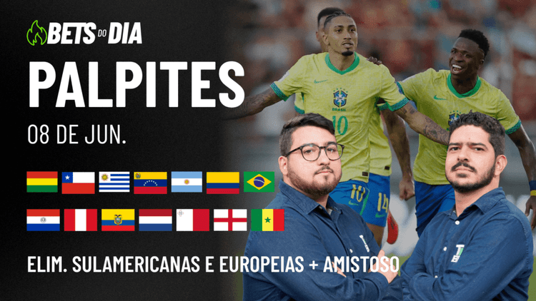 Apostas Imperdíveis: Análises + Palpites para os jogos desta terça-feira (10/06)