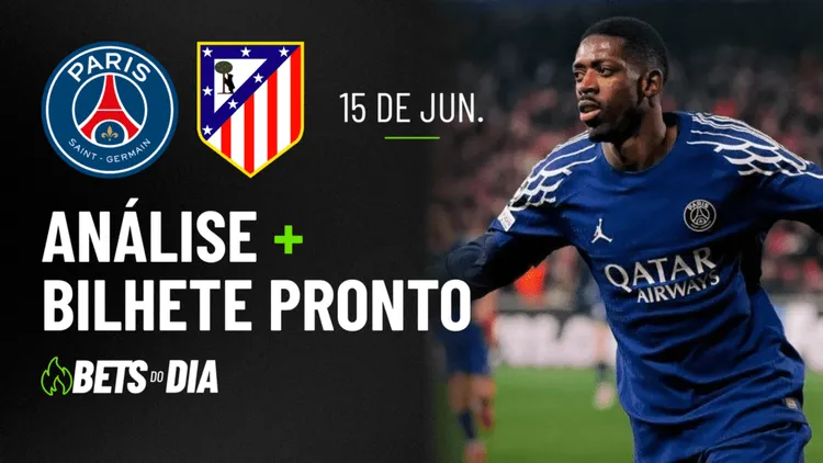 Destaque de Aposta para PSG x Atlético de Madrid