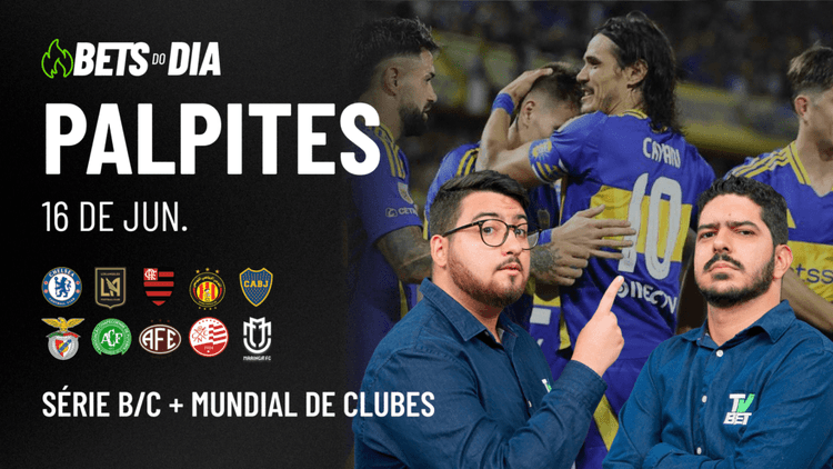 Apostas Imperdíveis: Análises + Palpites para os jogos desta segunda-feira (16/06)
