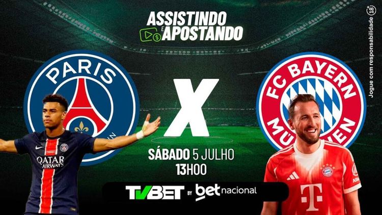 PSG x Bayern AO VIVO! Mundial de Clubes!