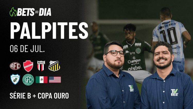 Apostas Imperdíveis: Análises + Palpites para os jogos deste domingo (06/07)