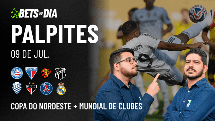 Apostas Imperdíveis: Análises + Palpites para os jogos desta quarta-feira (09/07)