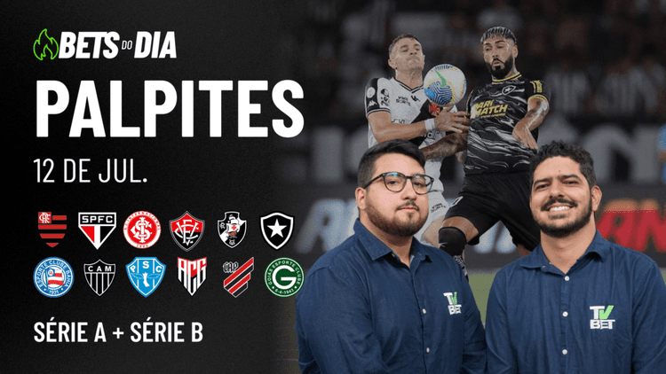Apostas Imperdíveis: Análises + Palpites para os jogos deste sábado (12/07)