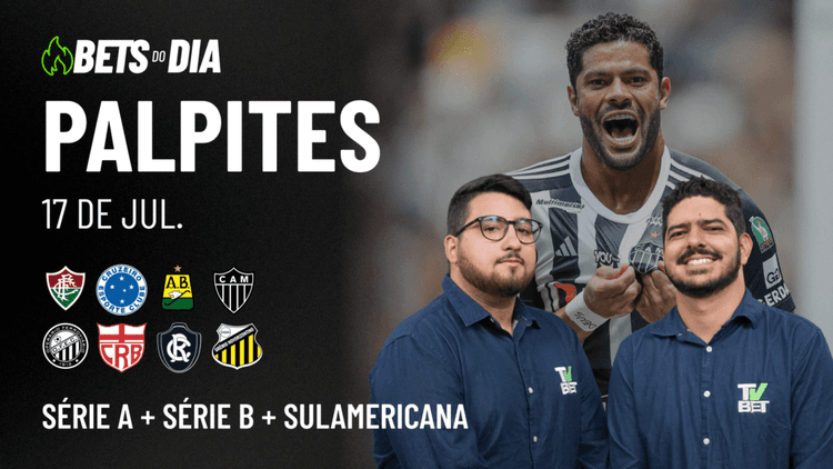Apostas Imperdíveis: Análises + Palpites para os jogos desta quinta-feira (17/07)