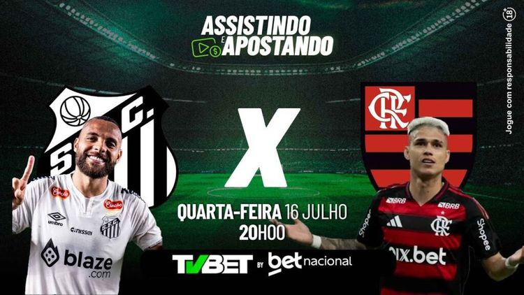 AO VIVO! SANTOS x FLAMENGO &#8211; SÉRIE A