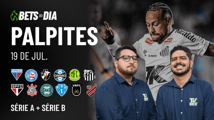Apostas Imperdíveis: Análises + Palpites para os jogos deste sábado (19/07)