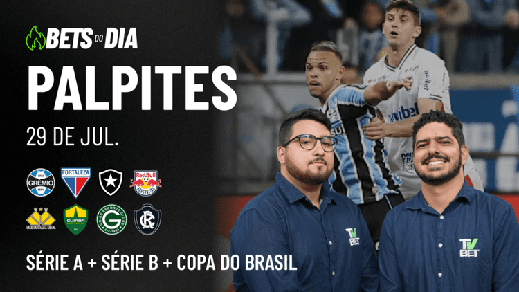 Apostas Imperdíveis: Análises + Palpites para os jogos desta segunda-feira (29/07)