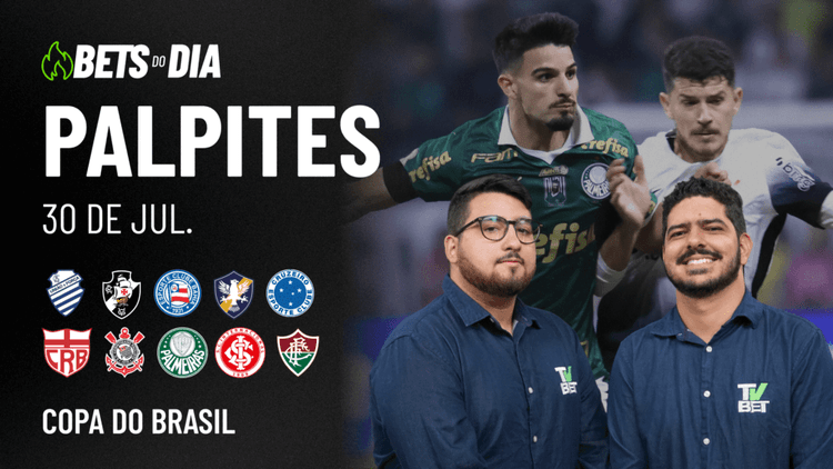 Apostas Imperdíveis: Análises + Palpites para os jogos desta quarta-feira (30/07)