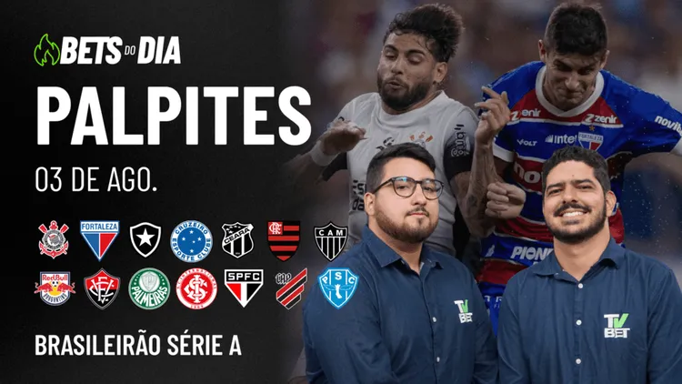 Apostas Imperdíveis: Análises + Palpites para os jogos deste domingo (03/08)