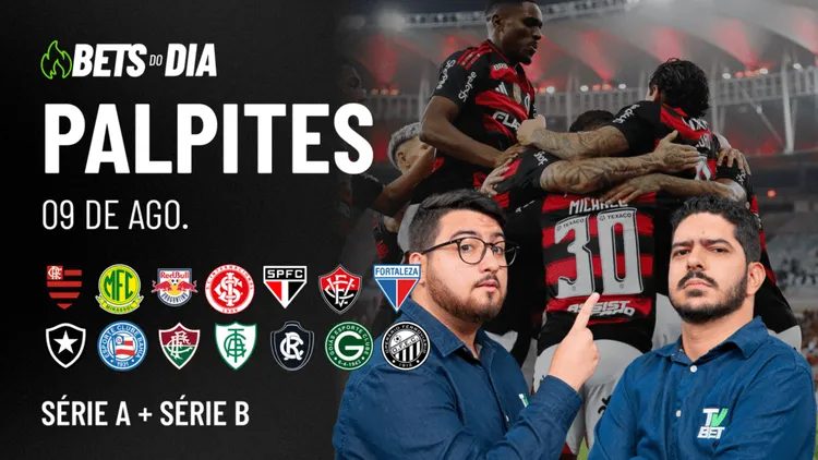 Apostas Imperdíveis: Análises + Palpites para os jogos deste sábado (09/08)
