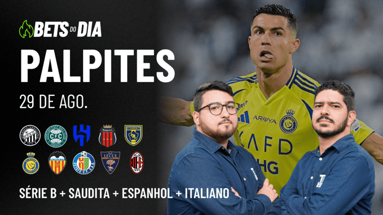 Apostas Imperdíveis: Análises + Palpites para os jogos desta sexta-feira (29/08)