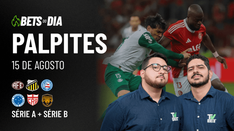 Apostas Imperdíveis: Análises + Palpites para os jogos desta segunda-feira (15/09)