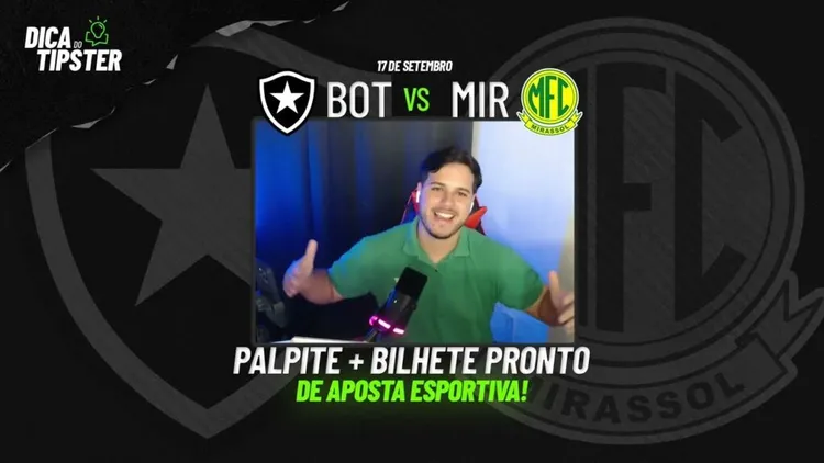 Botafogo x Mirassol: Análise + Dica de Aposta