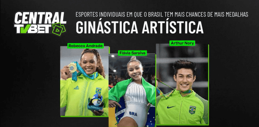 Ginástica: Central TVBet analisa chances do Brasil nas Olimpíadas 2024