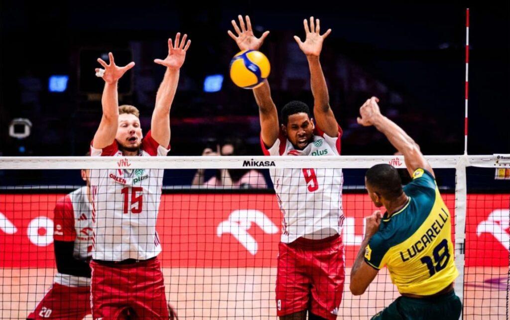 Após derrota na estreia, o Vôlei Masculino encara a Polônia pela 2ª rodada. (Foto: FIVB/Divulgação) Brasil Olimpíadas