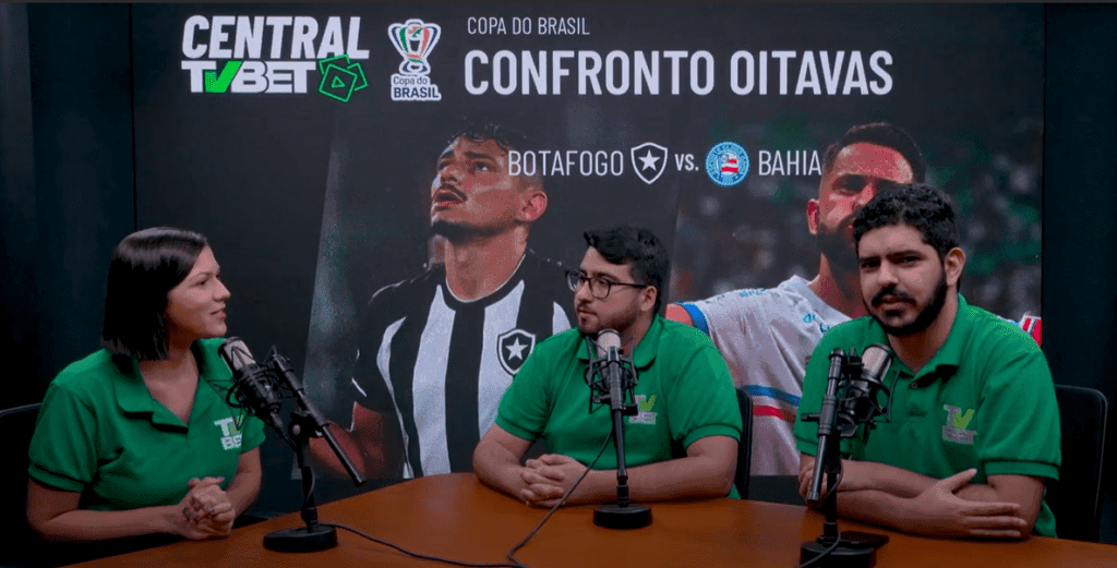Botafogo x Bahia: Central TVBet analisa primeiro duelo das oitavas de final da Copa do Brasil