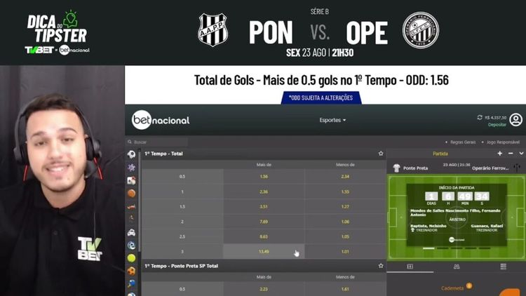 Dica do Tipster Ponte Preta x Operário – Campeonato Brasileiro Série B (23/08)